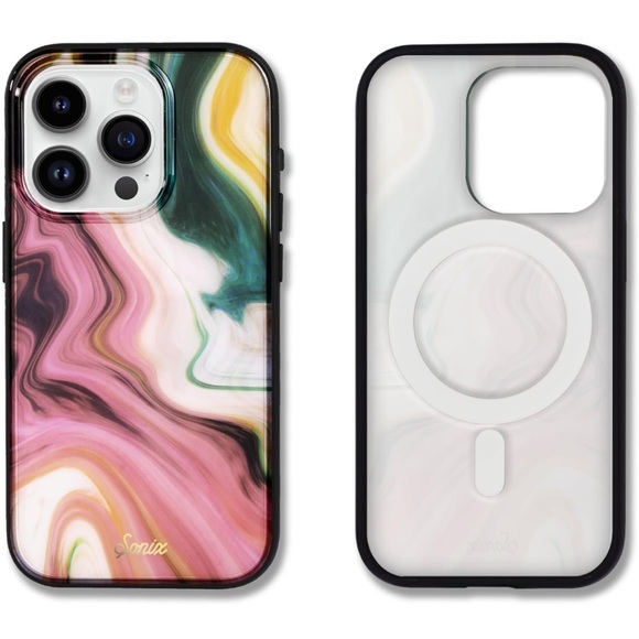 NEW Sonix iPhone 15 Pro Case - Marble Agate - Picture 2 of 3